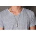 High Polished Stainless Steel Jewelry Six Famous Words Pendants For Men And Women