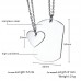Fashion Logo Available Stainless Steel Heart Tag Pendant For Couples