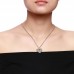 Fashion Logo Available Stainless Steel Heart Tag Pendant For Couples