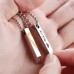 Her King His Queen Couples Jewelry Stainless Steel Zirconia Pendants with Chains