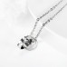 Pesonalized Jewelry Stainless Steel Rings CZ Couple Pendant