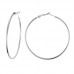 Korea style fashion big gold color jewelry women hoop earrings