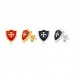 Mens jewelry enamel knight stainless steel cross stud earrings