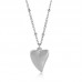 Gold Plating Beads Chains Heart Stainless Steel Pendant Necklace