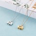 Fine Jewelry Stainless Steel Elephant Pendant Necklace with Chain