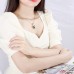 Mixed Designs Jewelry Stainless Steel Daisy Crystal Pearl Pendant