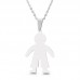 Mixed Designs Jewelry Stainless Steel Daisy Crystal Pearl Pendant