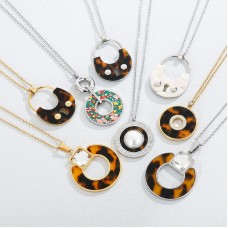 Vintage Jewelry Personalized Crystal Round Pendant