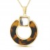 Vintage Jewelry Personalized Crystal Round Pendant