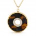 Vintage Jewelry Personalized Crystal Round Pendant
