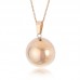 Multiple Styles Stainless Steel CZ Full Set Round Pendant