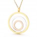 Multiple Styles Stainless Steel CZ Full Set Round Pendant