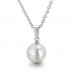 Multiple Styles Stainless Steel CZ Full Set Round Pendant