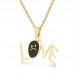 Multiple Styles Stainless Steel CZ Full Set Round Pendant