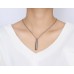 Fashion Simple Stainless Steel Perfume Bottle Pendants For Couples